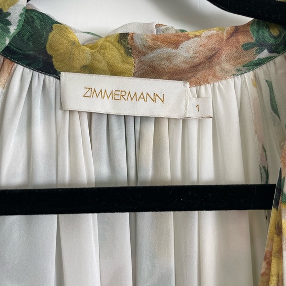 Zimmermann Zippy Floral Romper Playsuit Jumpsuit Size 1 - Picture 6 of 7